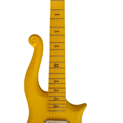 Custom Ember Prince Cloud Yellow Electric Guitar - Image 9