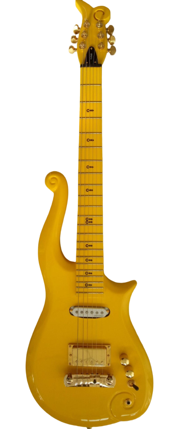 Custom Ember Prince Cloud Yellow Electric Guitar - Image 9