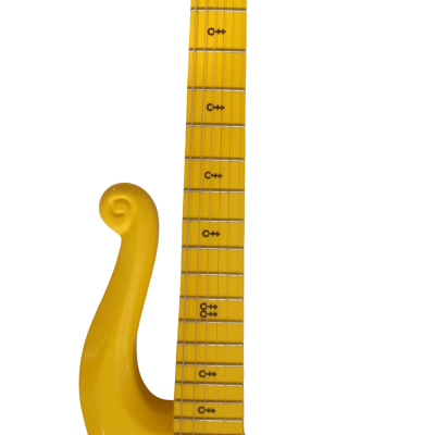 Custom Ember Prince Cloud Yellow Electric Guitar - Image 5