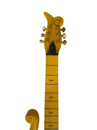 Custom Ember Prince Cloud Yellow Electric Guitar - Image 6