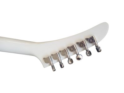 Custom Halo Matthias Jabs White Tremolo Korina Electric Guitar Scorpions - Image 10