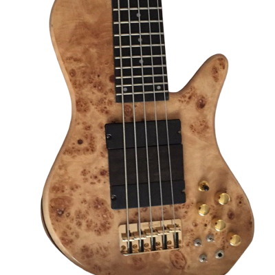 Custom Solis Burl Maple Top Emperor II 5 String Bass
