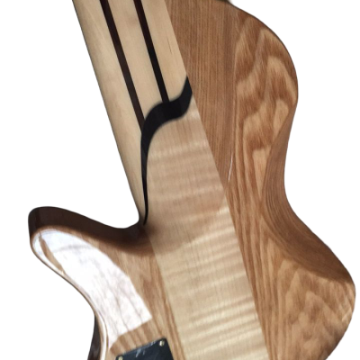 Custom Solis Burl Maple Top Emperor II 5 String Bass - Image 7