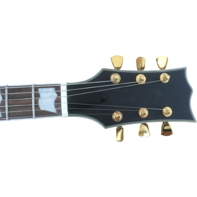 Custom Obsidian Hetfield Iron Cross Matte Black Electric Guitar - Image 3