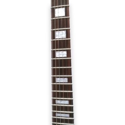 Custom Crown ES335 BB King Lucille Silver Sparkle Electric Guitar - Image 3