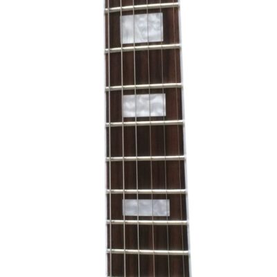 Custom Crown Silver Sparkle Metallic BB King Lucille Guitar - Image 8