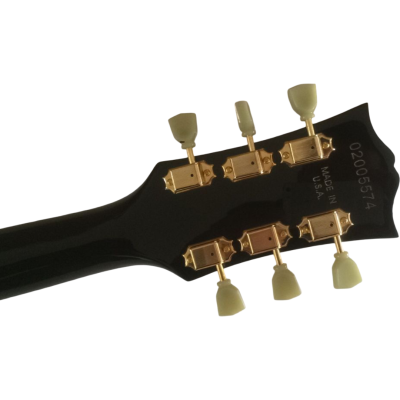 Custom Crown Black Beauty Single P90 Pickups Ebony Fretboard Guitar - Image 6