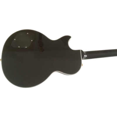 Custom Crown Black Beauty Single P90 Pickups Ebony Fretboard Guitar - Image 7