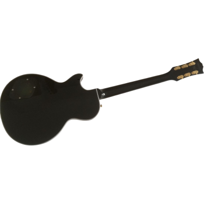 Custom Crown Black Beauty Single P90 Pickups Ebony Fretboard Guitar - Image 8