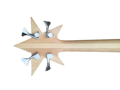 Custom Pulse Bootsy Silver Sparkle Star Space 4 String Rock Electric Bass MEC Pickups Option - Image 6