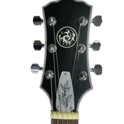 Custom Howlite Casimere Metal Front Engraved Aluminum Plate Guitar - Image 4