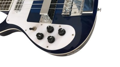 Custom Nova 4003 Blue 4 String 20 Frets Bass Left Handed Alder Wood Body - Image 5