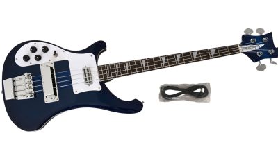 Custom Nova 4003 Blue 4 String 20 Frets Bass Left Handed Alder Wood Body - Image 4