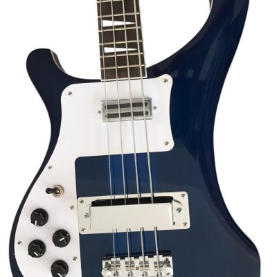 Custom Nova 4003 Blue 4 String 20 Frets Bass Left Handed Alder Wood Body