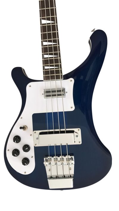 Custom Nova 4003 Blue 4 String 20 Frets Bass Left Handed Alder Wood Body