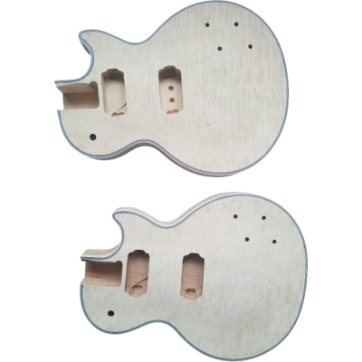 Custom Crown DIY Quilted Maple Top Guitar - Image 3