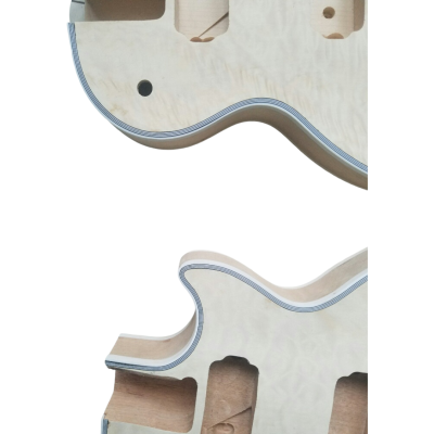 Custom Crown DIY Quilted Maple Top Guitar - Image 5