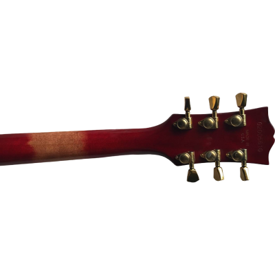 Custom Crown ES335 Trini Lopez Chuck Berry Red 6 String Electric Guitar - Image 5