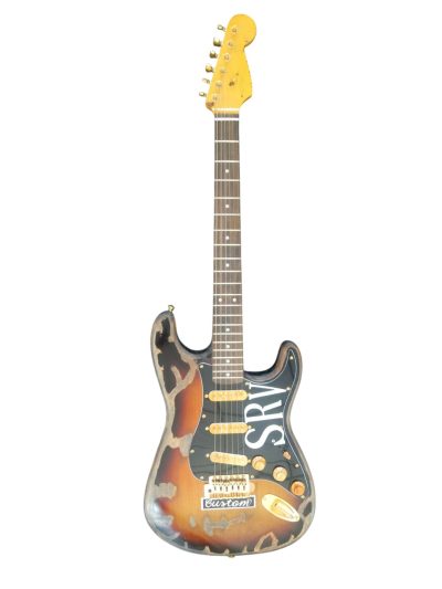 Custom Regent Heavy Aged Relic Vintage SRV Sunburst Finish Guitar