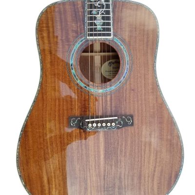 Custom Vertex 1833 D45 Koa Wood Body Acoustic Electric Guitar