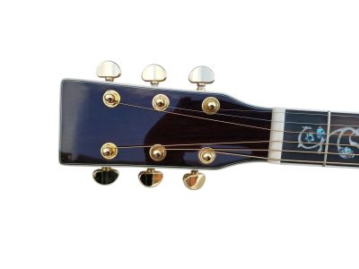 Custom Vertex 1833 D45 Koa Wood Body Acoustic Electric Guitar - Image 5