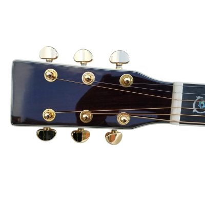 Custom Vertex 1833 D45 Koa Wood Body Acoustic Electric Guitar - Image 5