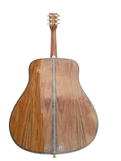 Custom Vertex 1833 D45 Koa Wood Body Acoustic Electric Guitar - Image 10