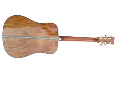 Custom Vertex 1833 D45 Koa Wood Body Acoustic Electric Guitar - Image 13