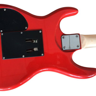 Custom Axis Satriani Red Surfing Alien Graphic Design Guitar - Image 5