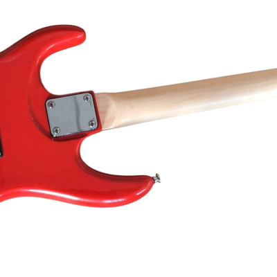 Custom Axis Satriani Red Surfing Alien Graphic Design Guitar - Image 4