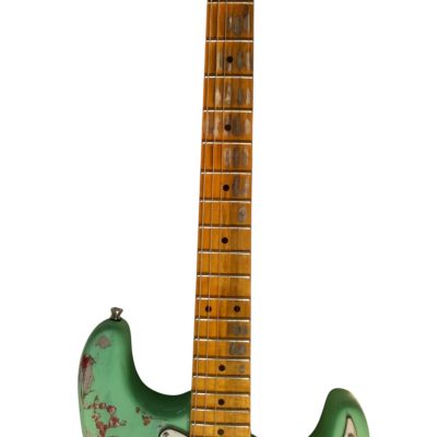 Custom Regent Heavy Relic Seafoam Pink Paisley Vintage Guitar - Image 5