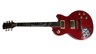 Custom Crown Cranberry Red Snakepit Slash Holy Grail Guitar - Image 4