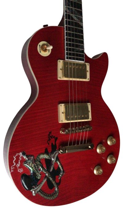 Custom Crown Cranberry Red Snakepit Slash Holy Grail Guitar