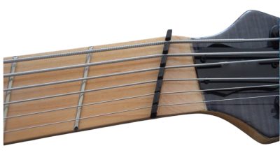 Custom Onyx Patriot Dark Gray Flame Maple 6 String Bass Multi Scale Fanned Fret Maple Fretboard - Image 6