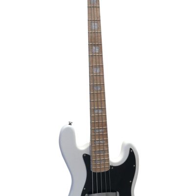 Custom Regent White Miller 5 String Jazz Bass Marcus Maple Fretboard - Image 7