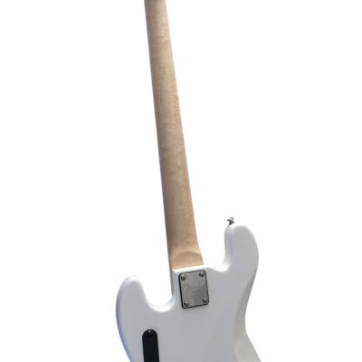 Custom Regent White Miller 5 String Jazz Bass Marcus Maple Fretboard - Image 5