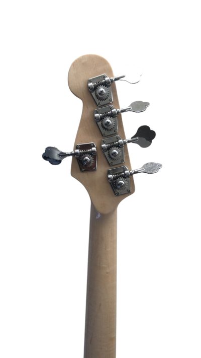 Custom Regent White Miller 5 String Jazz Bass Marcus Maple Fretboard - Image 3