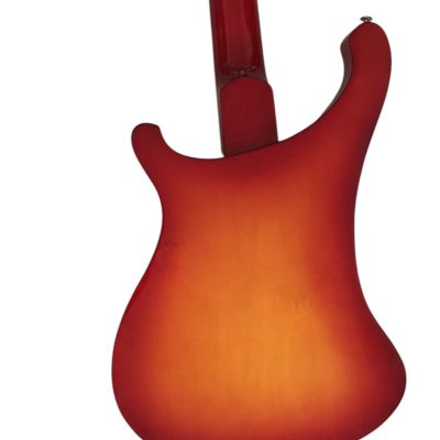 Custom Nova 4003 Cherry Sunburst Fireglo Chrome Hardware 4 String Bass - Image 4