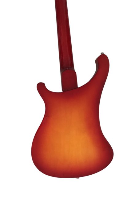 Custom Nova 4003 Cherry Sunburst Fireglo Chrome Hardware 4 String Bass - Image 4