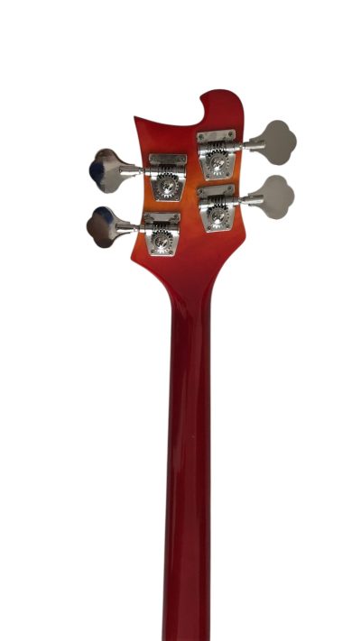 Custom Nova 4003 Cherry Sunburst Fireglo Chrome Hardware 4 String Bass - Image 5