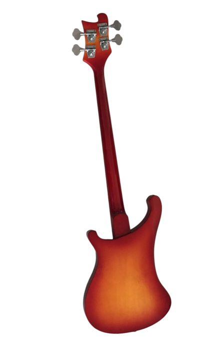 Custom Nova 4003 Cherry Sunburst Fireglo Chrome Hardware 4 String Bass - Image 6