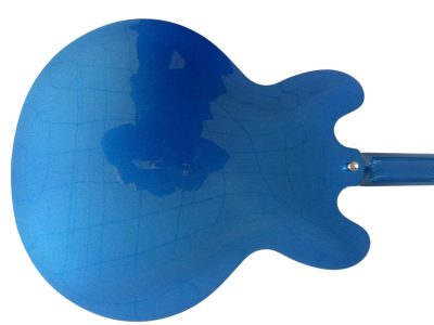 Custom Crown DG335 Dave Grohl Pelham Blue Diamond Guitar - Image 5