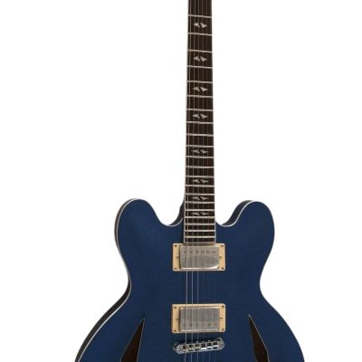 Custom Crown DG335 Dave Grohl Pelham Blue Diamond Guitar Cream Pickup Rings - Image 8