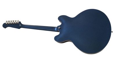 Custom Crown DG335 Dave Grohl Pelham Blue Diamond Guitar Cream Pickup Rings - Image 4