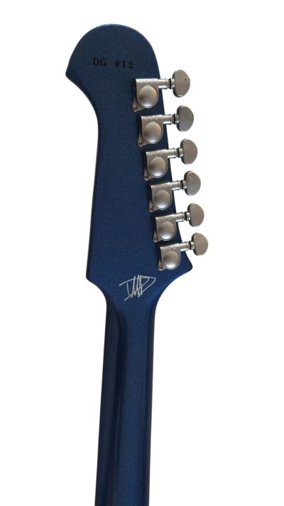 Custom Crown DG335 Dave Grohl Pelham Blue Diamond Guitar Cream Pickup Rings - Image 2