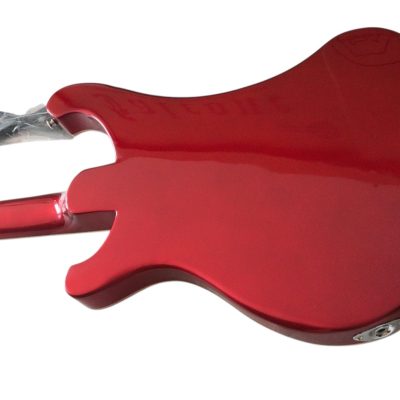 Custom Nova 4003 Ruby Red Burst Chrome Hardware 4 String Bass - Image 5