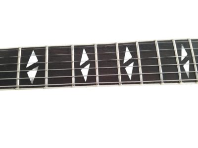 Custom Crown DG335 Dave Grohl Black Diamond Holes Guitar - Image 6