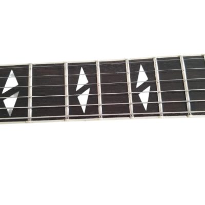 Custom Crown DG335 Dave Grohl Black Diamond Holes Guitar - Image 6