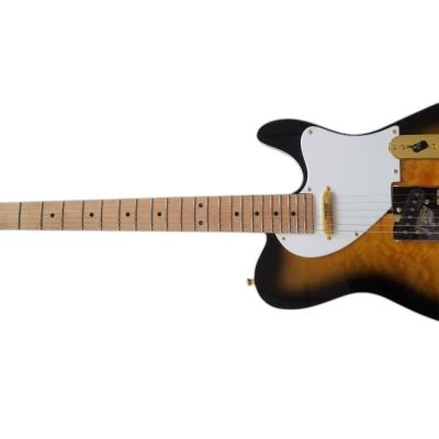 Custom Regent Haggard Merle Tuff Dog 2 Color Sunburst Gold Hardware Guitar - Image 7
