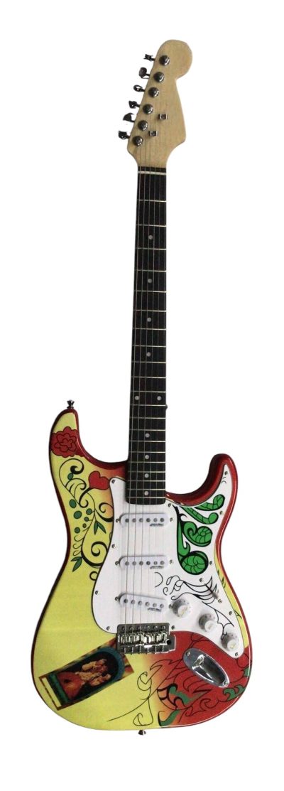 Custom Regent Hendrix Summer of Love Psychedelic Graphic Electric Guitar - Image 7